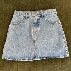 **SOLD**Brandy Melville Denim Mini Skirt